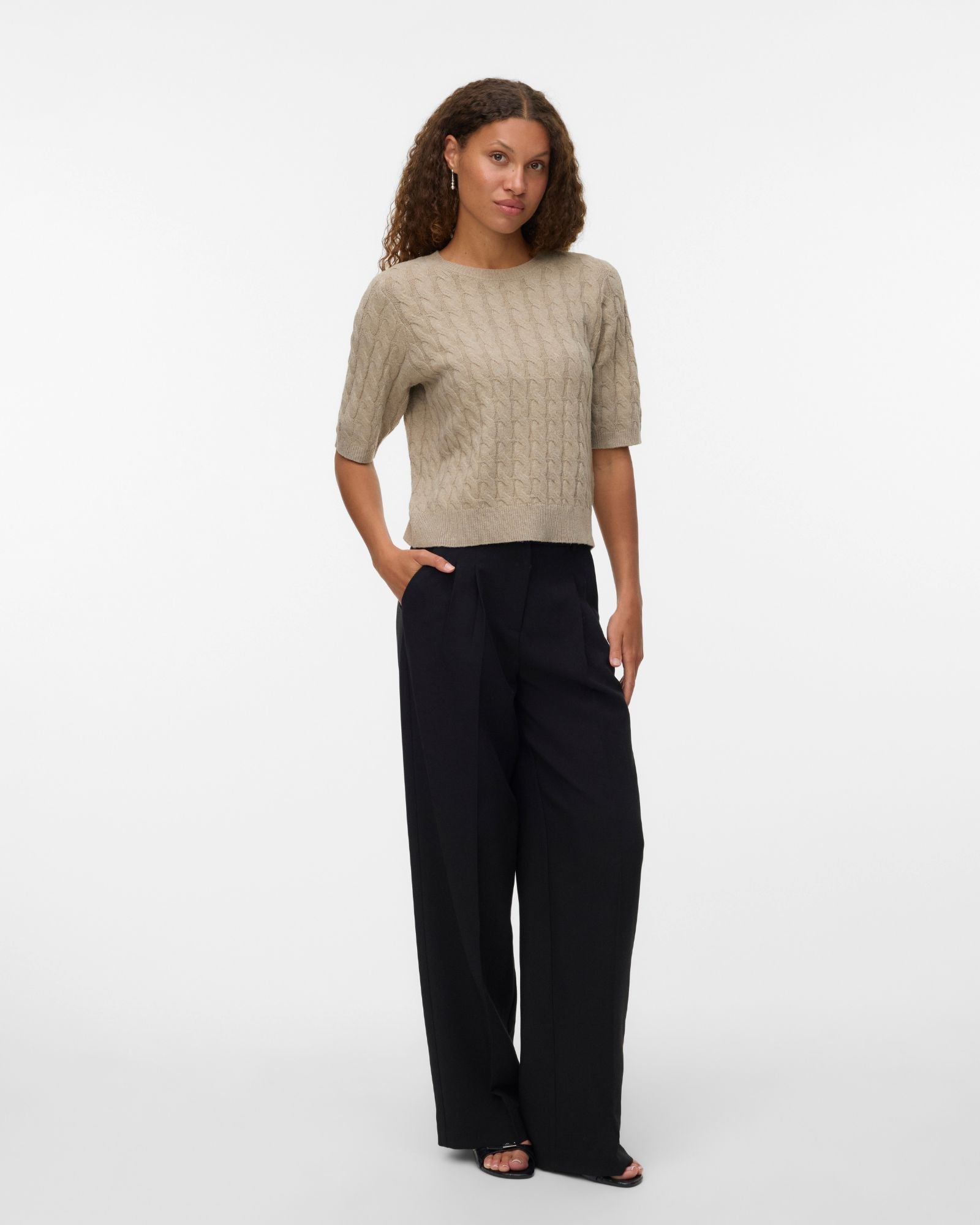 AWLORELLA COLLARED KNIT